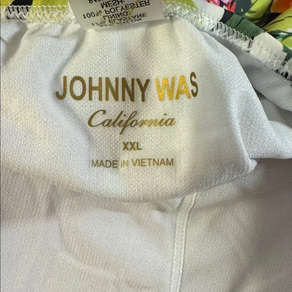 Johnny Was Fay Floral Ruched One-Piece Swimsuit NWOT size XXL - Picture 5 of 6